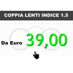 Coppia lenti indice 1.5